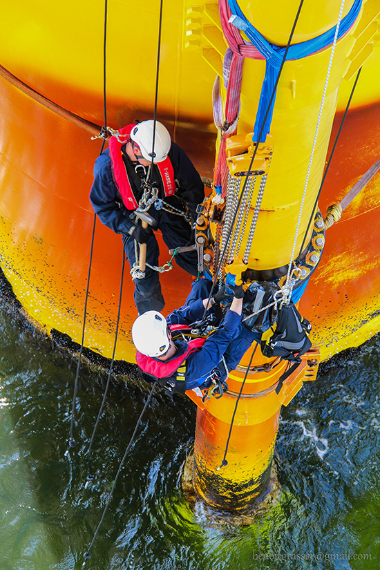 Rope access offshore, IRATA